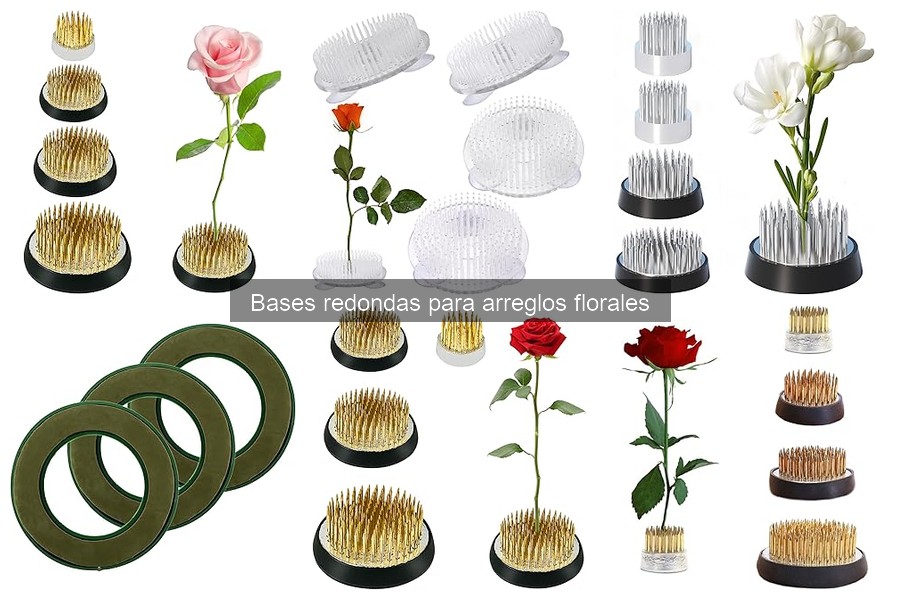 Mantenimiento de Bases Redondas para Arreglos Florales