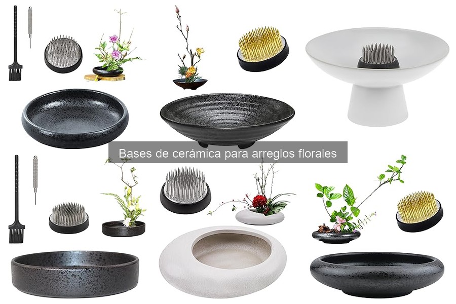 Mejores bases de cerámica para arreglos florales 2023