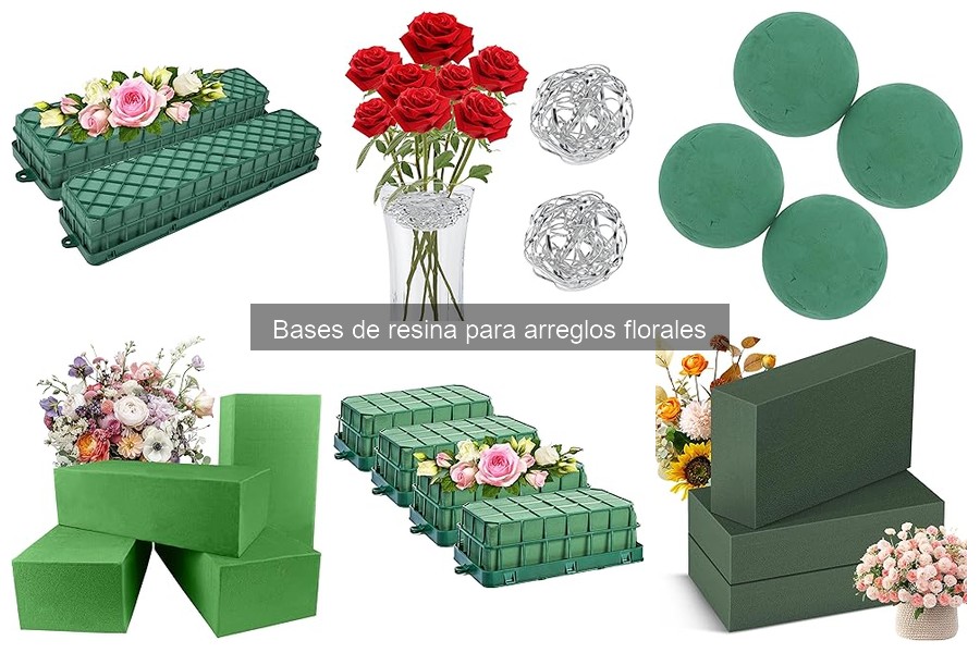 Mejores bases de resina para arreglos florales en 2023
