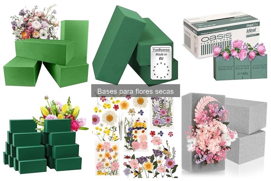 Mejores bases para flores secas según opiniones de usuarios