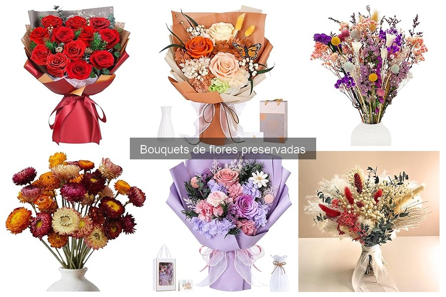 Mejores bouquets de flores preservadas para decorar tu hogar