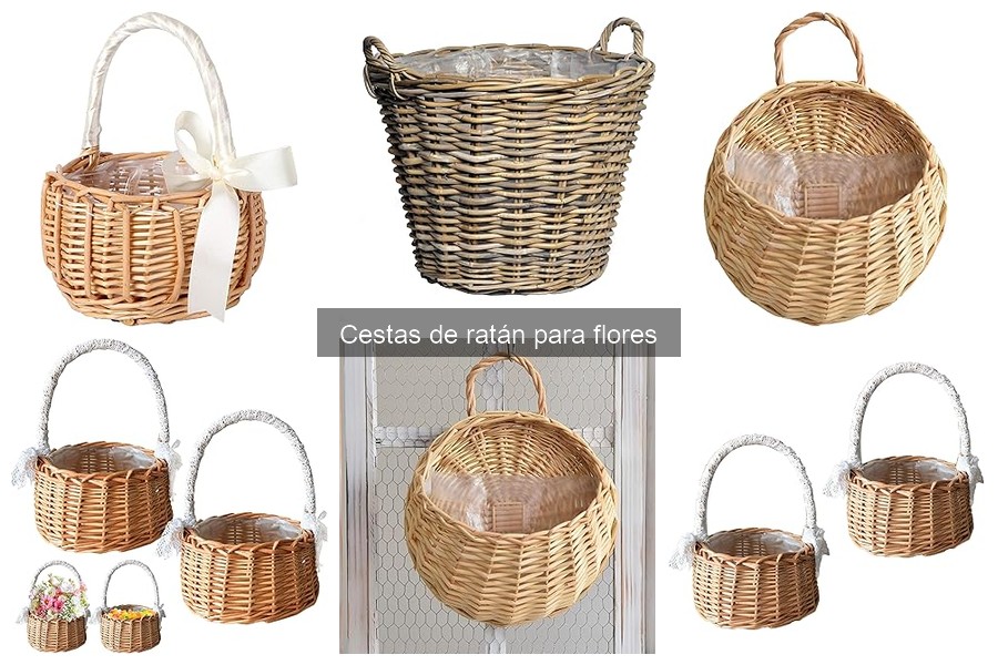 Mejores cestas de ratán para decoración de interiores