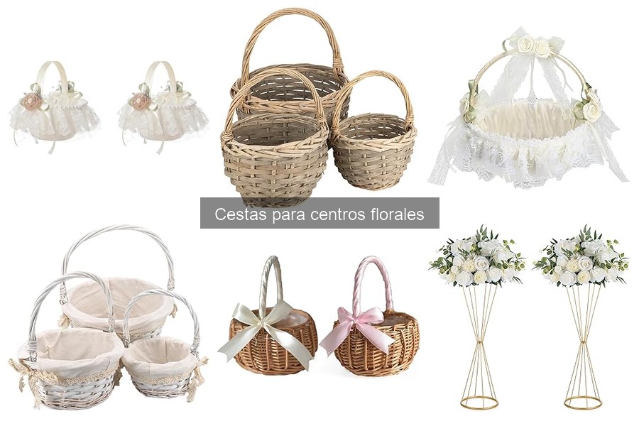 Mejores cestas para centros florales: comparativa y precios