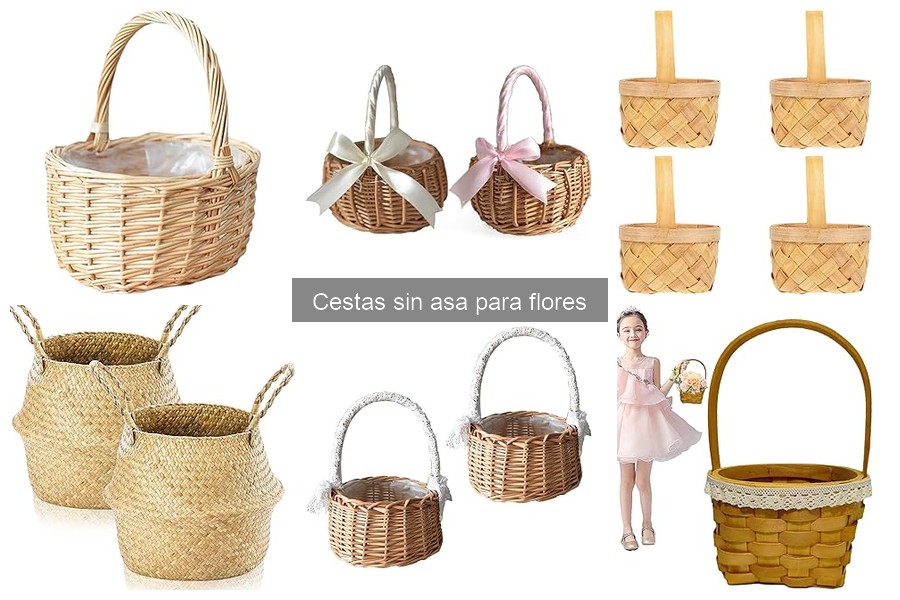 Mejores cestas sin asa para decoración floral en 2023