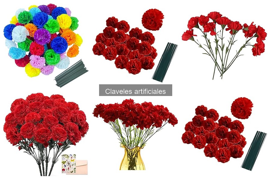 Mejores claveles artificiales para decorar tu hogar