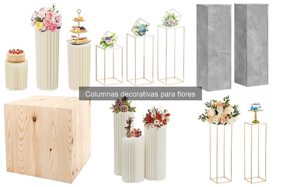 Mejores columnas decorativas para espacios pequeños