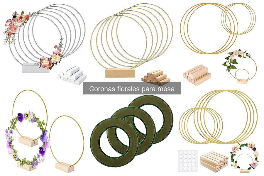 Mejores coronas florales para mesa según la temporada
