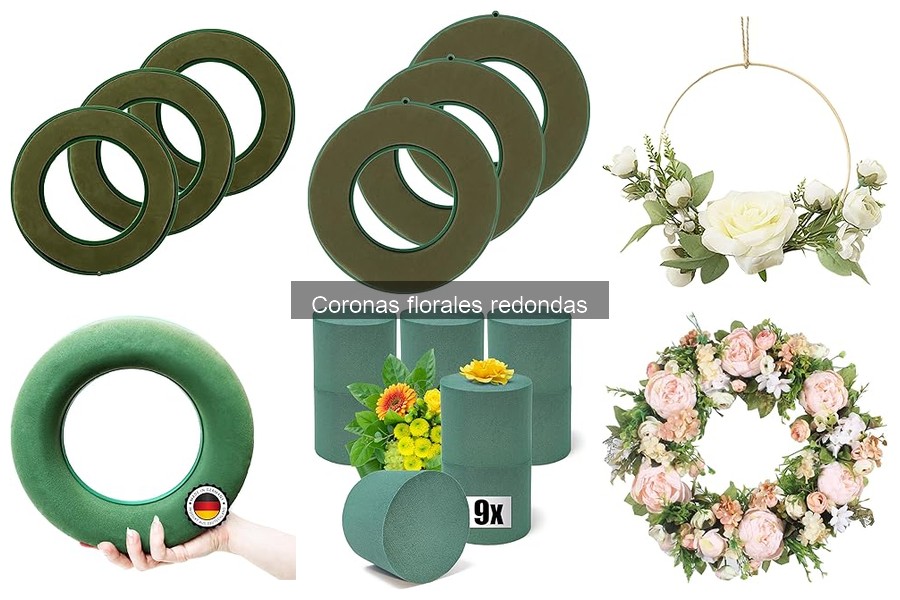 Mejores coronas florales redondas para casas pequeñas