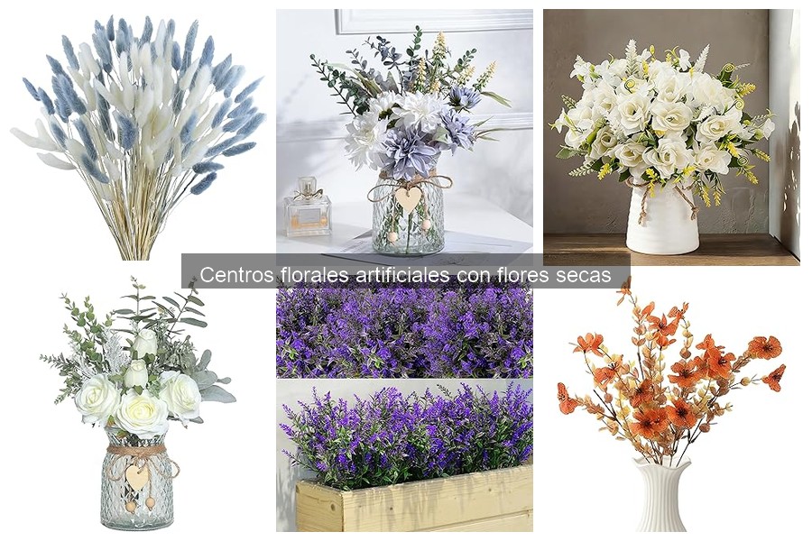 Mejores flores secas para centros florales decorativos