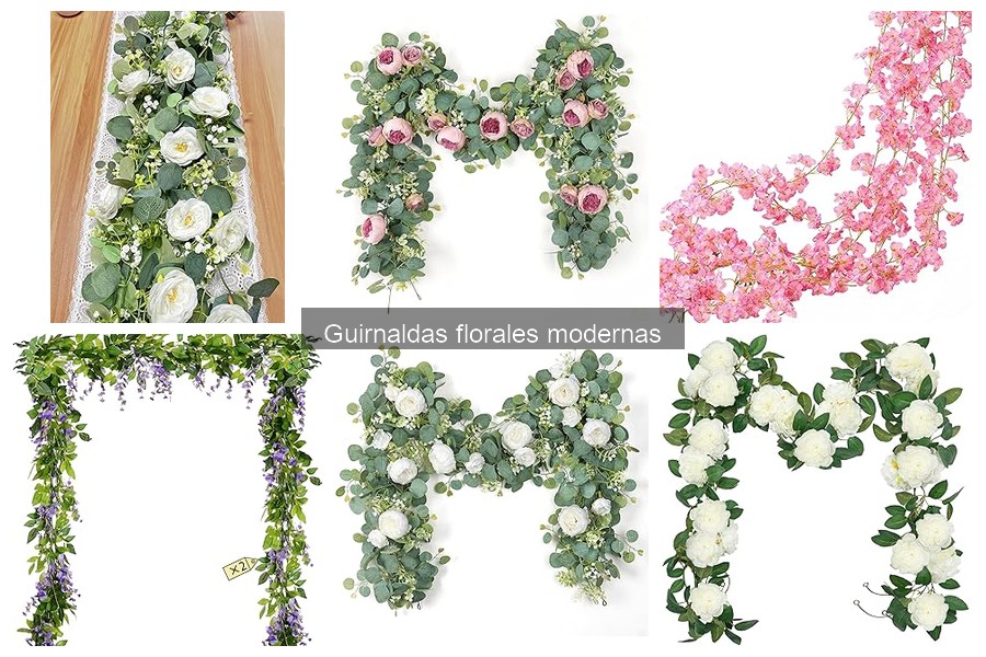 Mejores guirnaldas florales modernas para ocasiones especiales