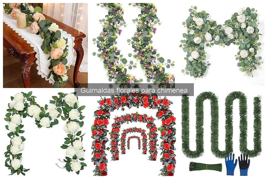 Mejores guirnaldas florales para chimenea en 2023