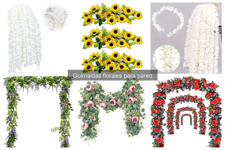 Mejores guirnaldas florales para pared en 2023