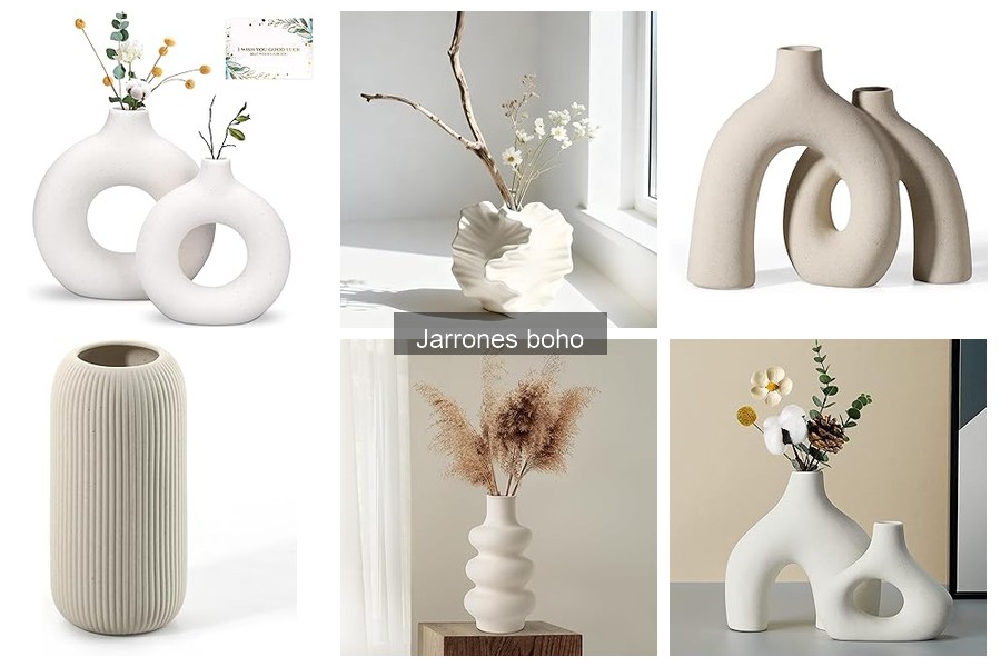 Mejores jarrones boho para decorar tu sala de estar