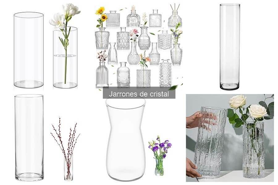 Mejores jarrones de cristal para decorar tu hogar