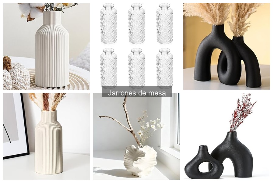 Mejores jarrones de mesa modernos para decorar tu hogar