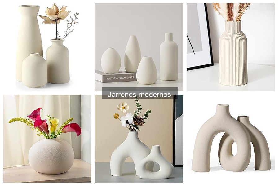 Mejores jarrones modernos para decorar espacios pequeños
