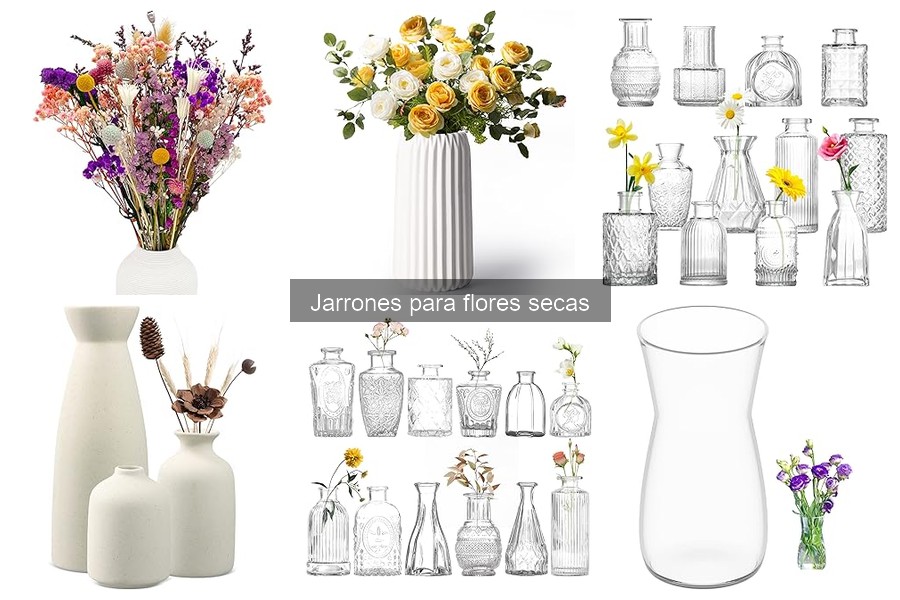 Mejores jarrones para flores secas en decoración de interiores