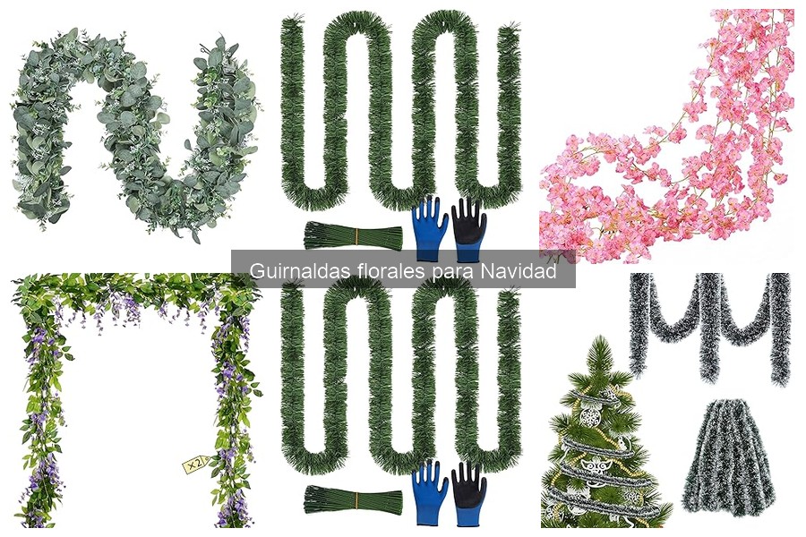 Mejores lugares para comprar guirnaldas florales navideñas económicas