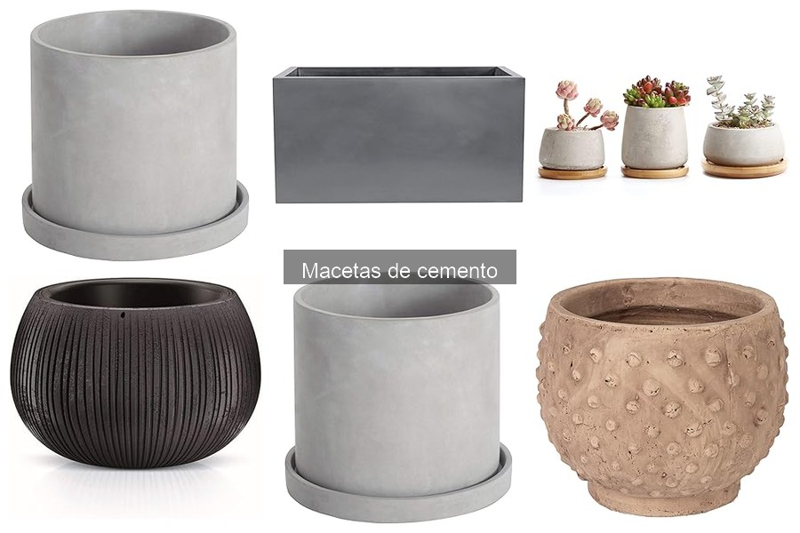 Mejores macetas de cemento para interiores y exteriores