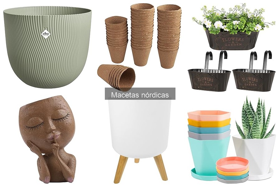 Mejores macetas nórdicas para interiores: comparativa 2023