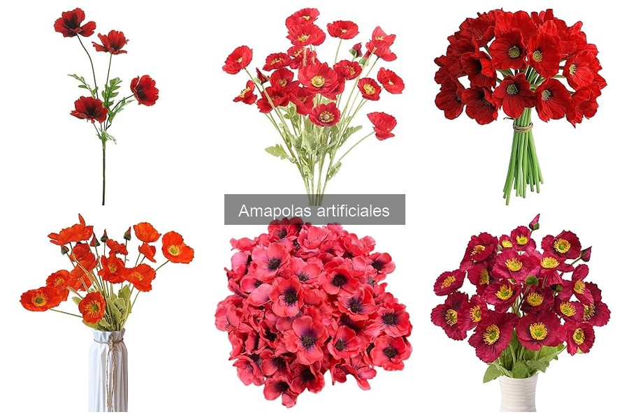 Mejores marcas de amapolas artificiales: opiniones y comparativa