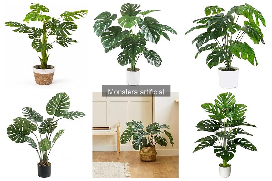 Mejores marcas de monstera artificial para decorar tu hogar