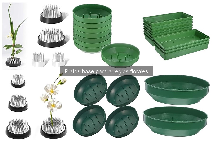 Mejores marcas de platos base para arreglos florales