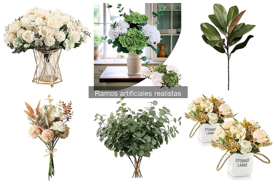 Mejores marcas de ramos artificiales realistas para tu hogar