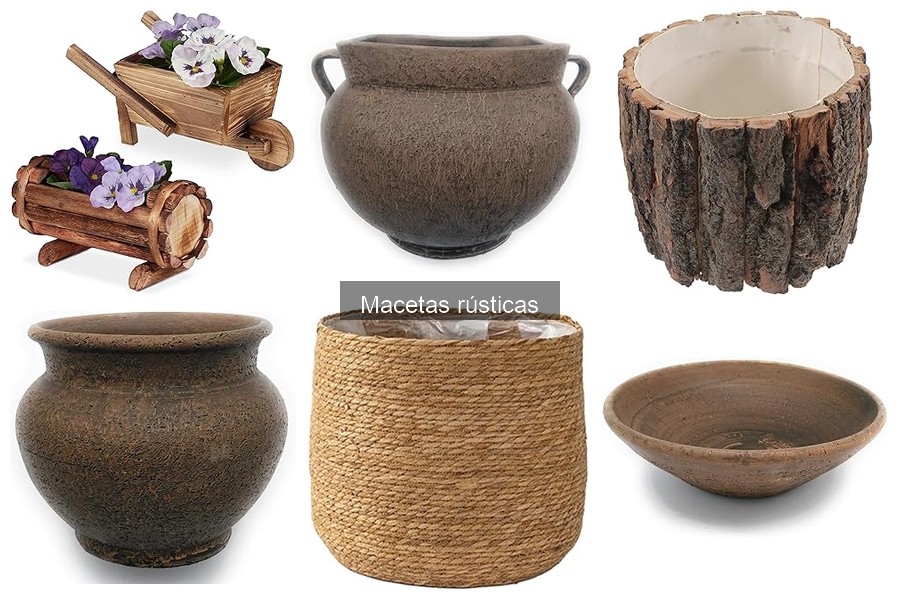 Mejores materiales para macetas rústicas: guía completa