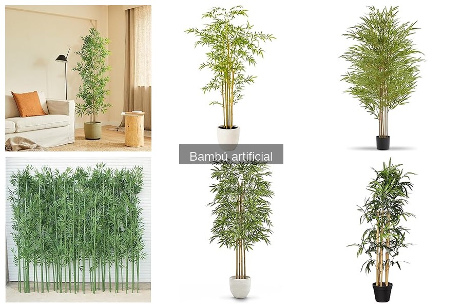 Mejores Modelos de Bambú Artificial para Interiores