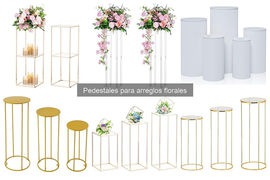 Mejores pedestales para decoraciones de bodas en 2023