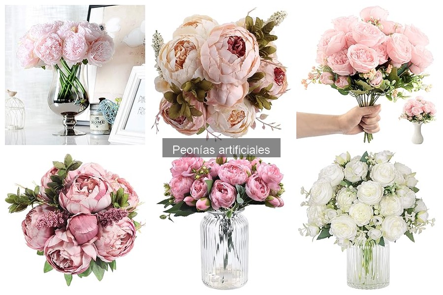 Mejores peonías artificiales para bodas: elegancia floral