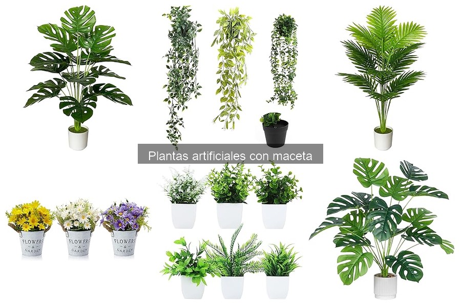 Mejores plantas artificiales con maceta para interiores 2023