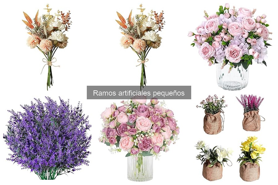 Mejores ramos artificiales pequeños para decorar tu hogar