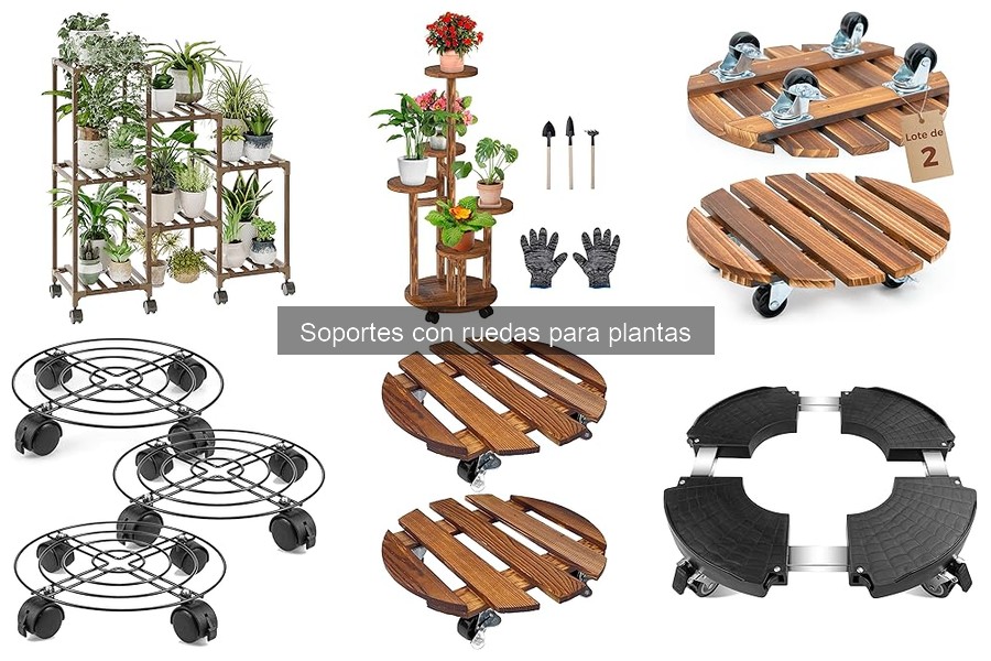 Mejores soportes con ruedas para plantas en 2023