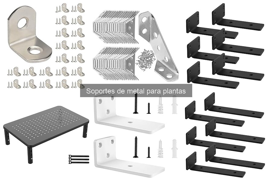 Mejores soportes de metal para plantas según su tipo
