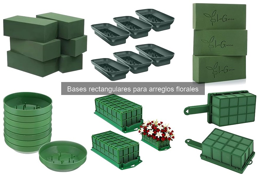 Mejores tiendas online para comprar bases rectangulares florales