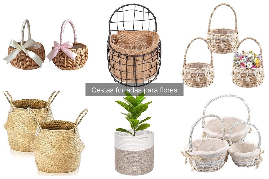 Mejores tiendas para comprar cestas forradas para flores