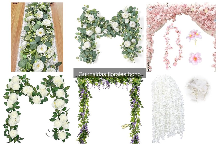 Ofertas en guirnaldas florales boho: ¡ahorra en tu decoración!