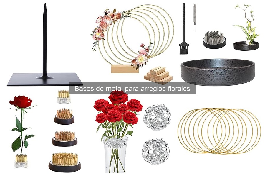 Ofertas y precios de bases de metal para arreglos florales