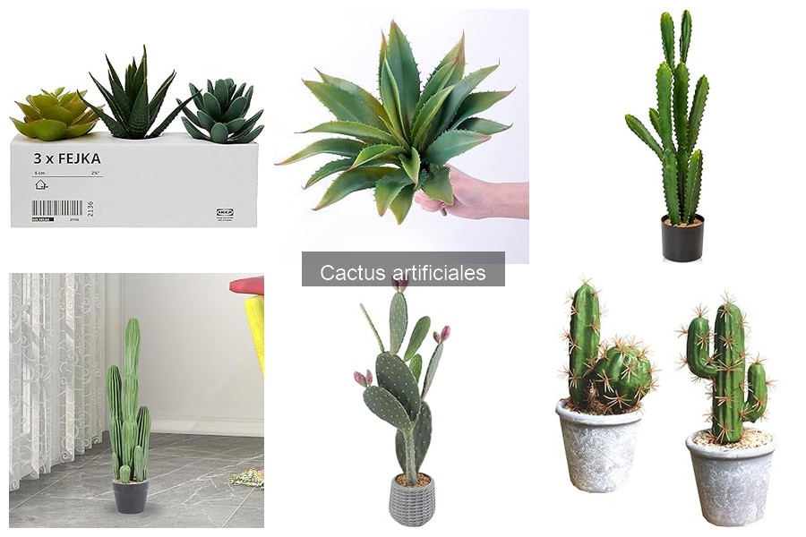 Opiniones de usuarios sobre cactus artificiales decorativos