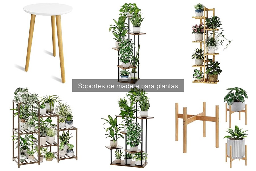 Opiniones de usuarios sobre soportes de madera para plantas