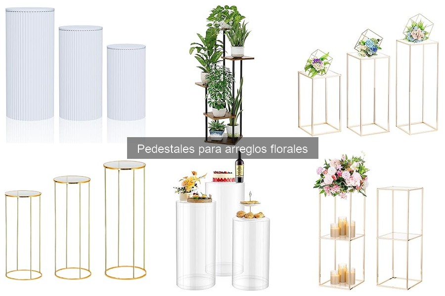 Pedestales Decorativos vs. Funcionales para Arreglos Florales