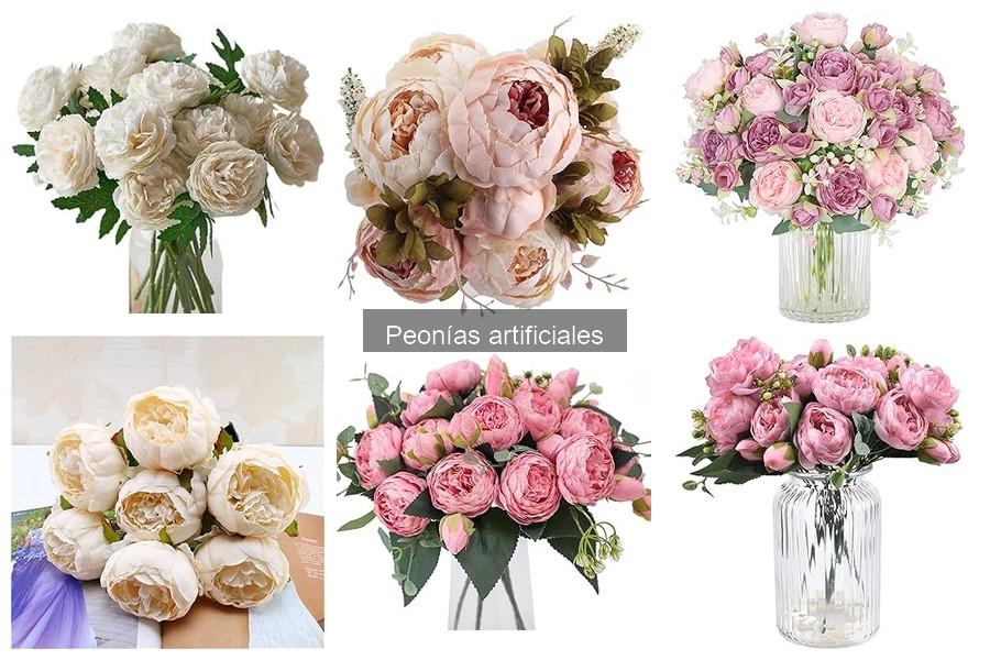 Peonías artificiales vs. otras flores: ¿cuál elegir?