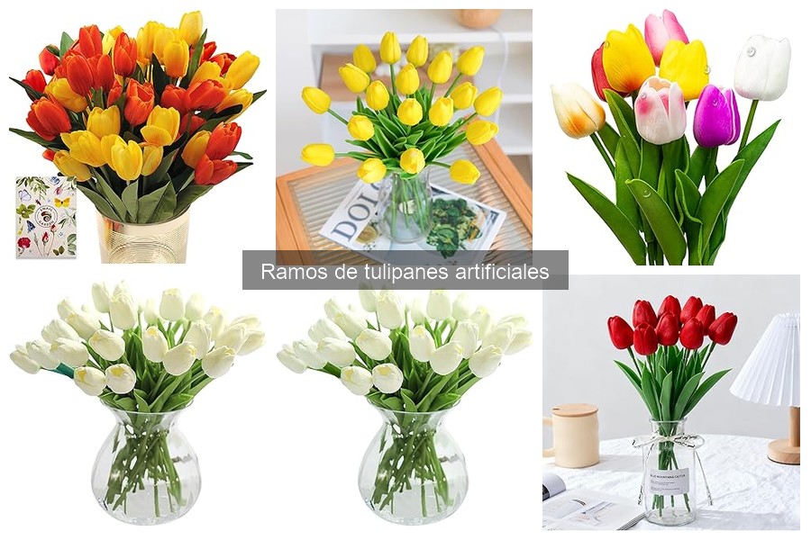 Personaliza Ramos de Tulipanes Artificiales para Celebraciones
