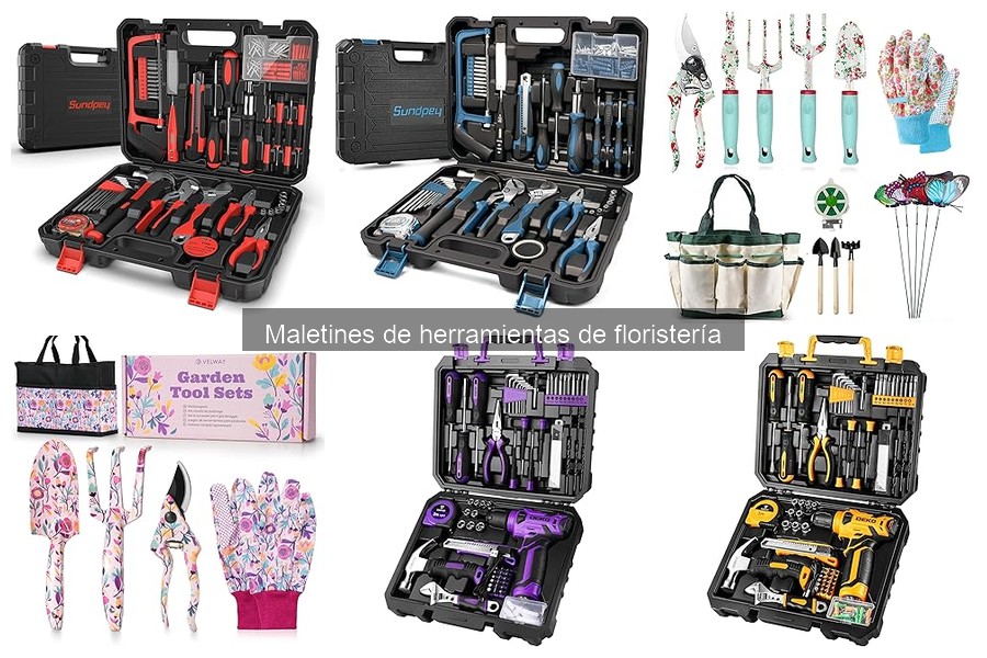 Personaliza tu maletín de herramientas de floristería fácilmente