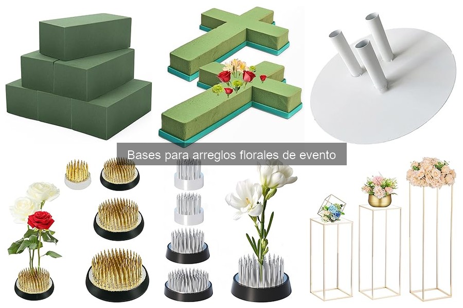 Personaliza tus bases para arreglos florales con estilo