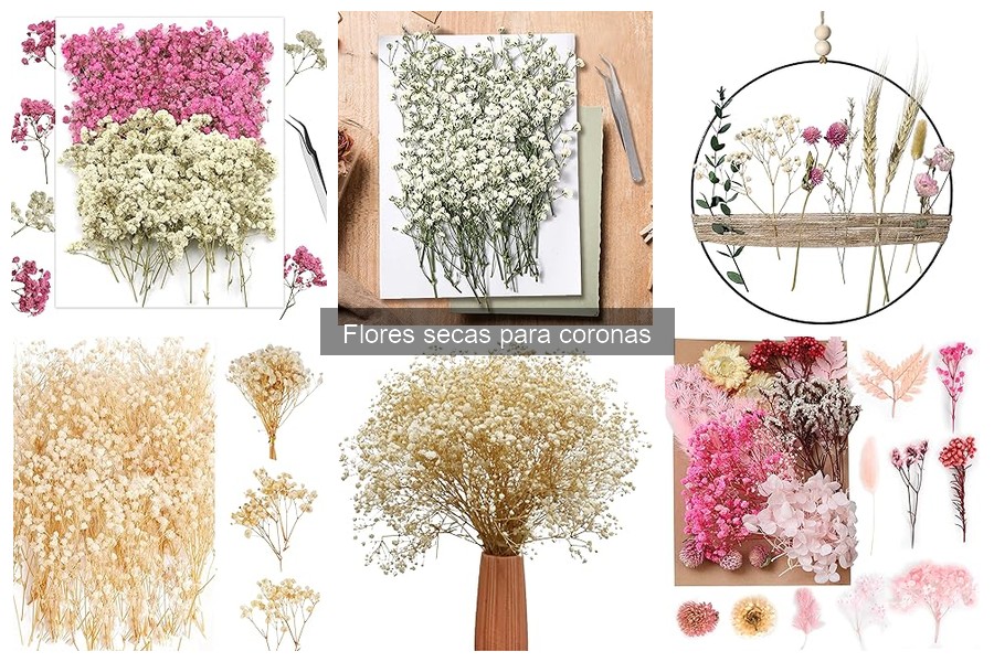 Personaliza tus coronas con flores secas: Ideas creativas