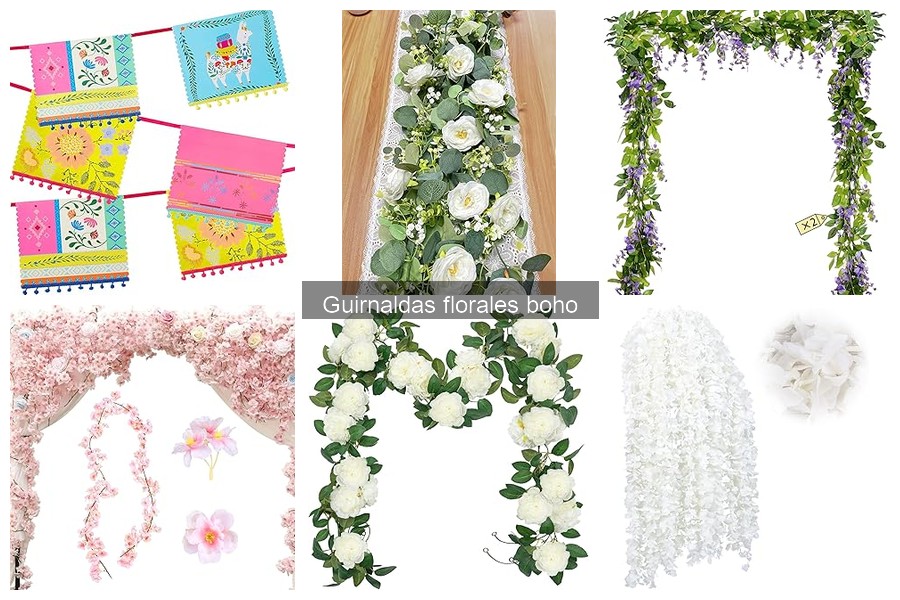 Personaliza tus guirnaldas florales boho de forma única