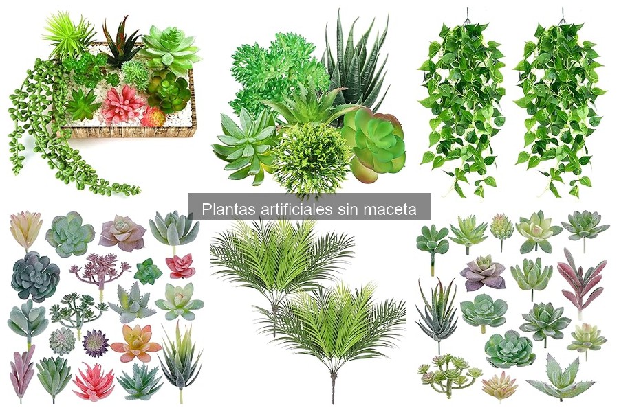 Plantas artificiales sin maceta vs. con maceta: ¿cuál elegir?